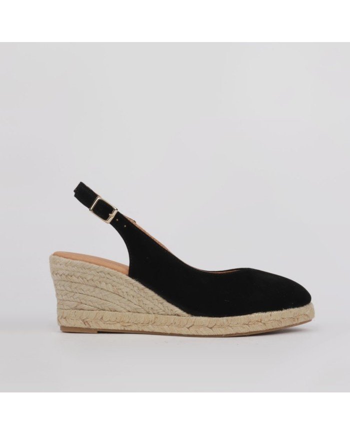 Espadryle na koturnie z paskiem - obrazek 2