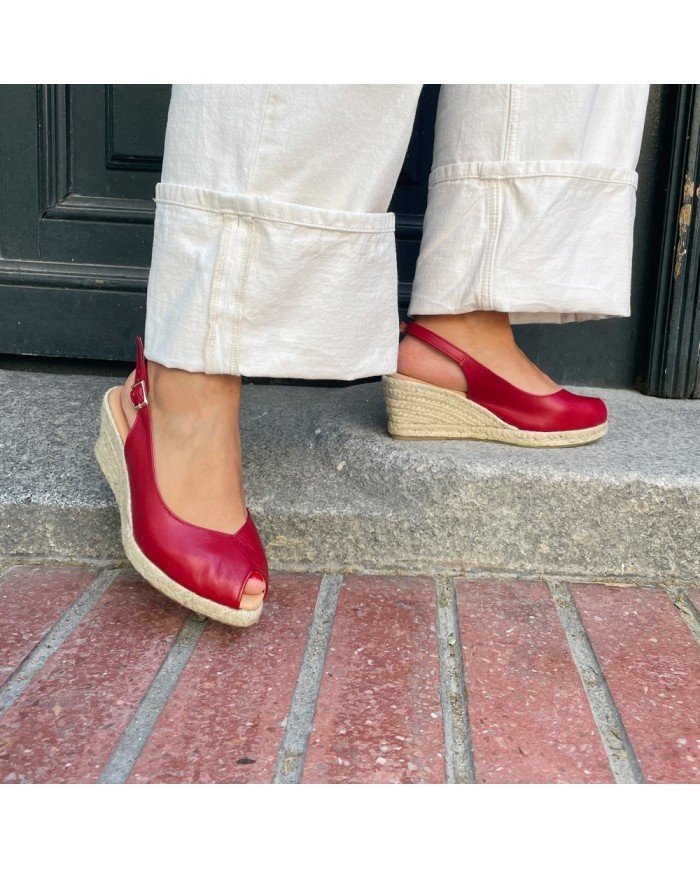 Espadryle na koturnie - obrazek 2