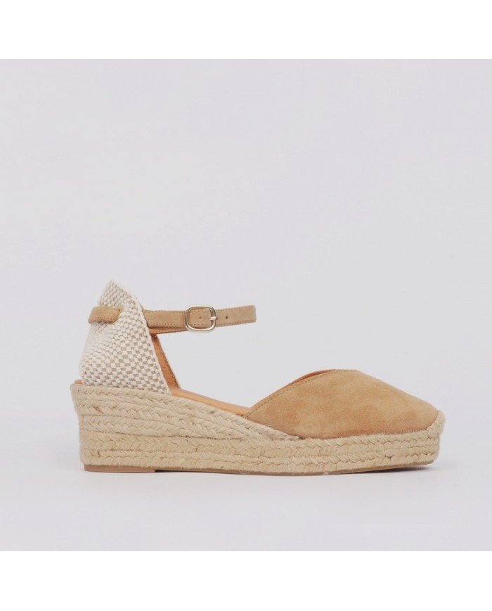 Espadryle na niskim koturnie - obrazek 2