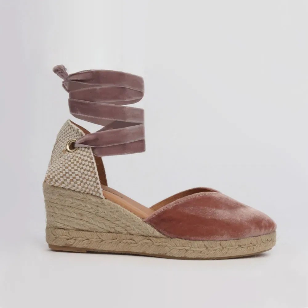 Espadryle z weluru - obrazek 2