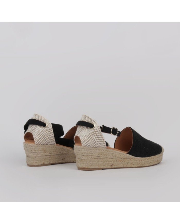 Espadryle na niskim koturnie - obrazek 3