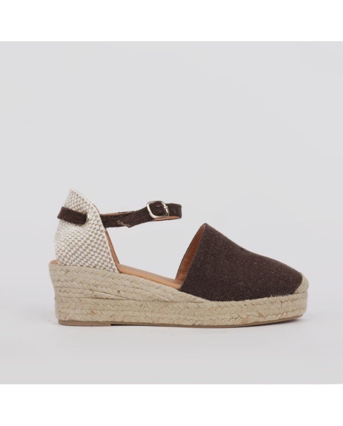 Espadryle na niskim koturnie - obrazek 3