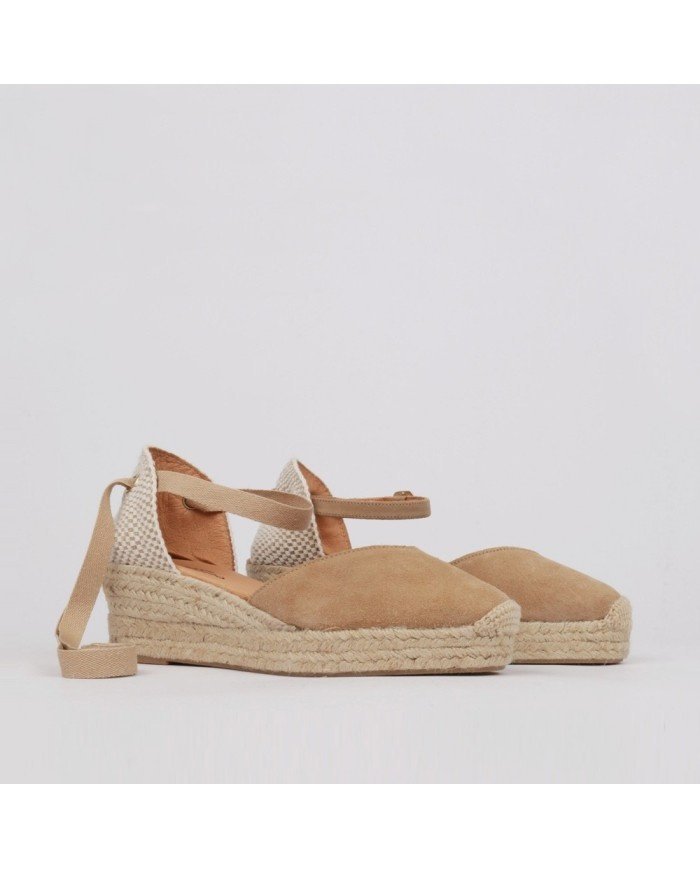 Espadryle na niskim koturnie - obrazek 3