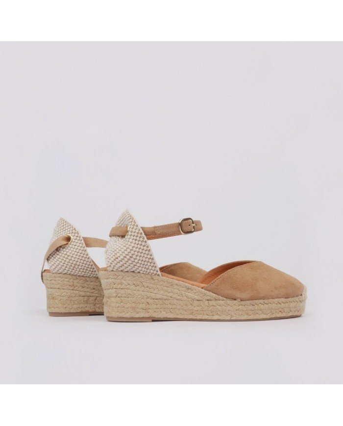Espadryle na niskim koturnie - obrazek 4