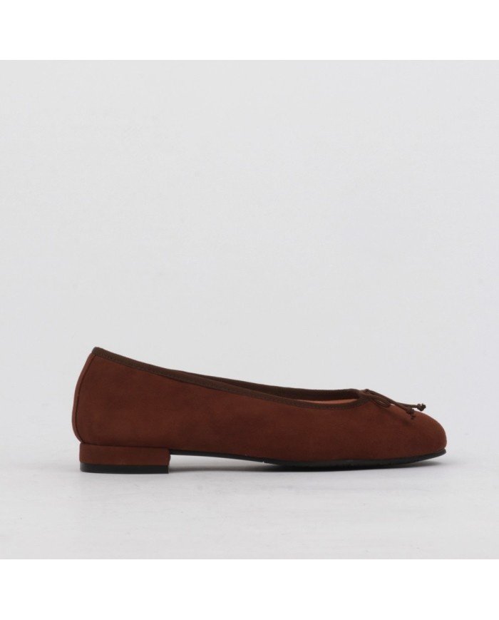 Baleriny zamszowe damskie - obrazek 4