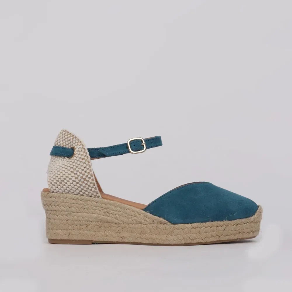 Niskie espadryle na koturnie - obrazek 4