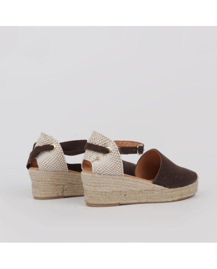 Espadryle na niskim koturnie - obrazek 5