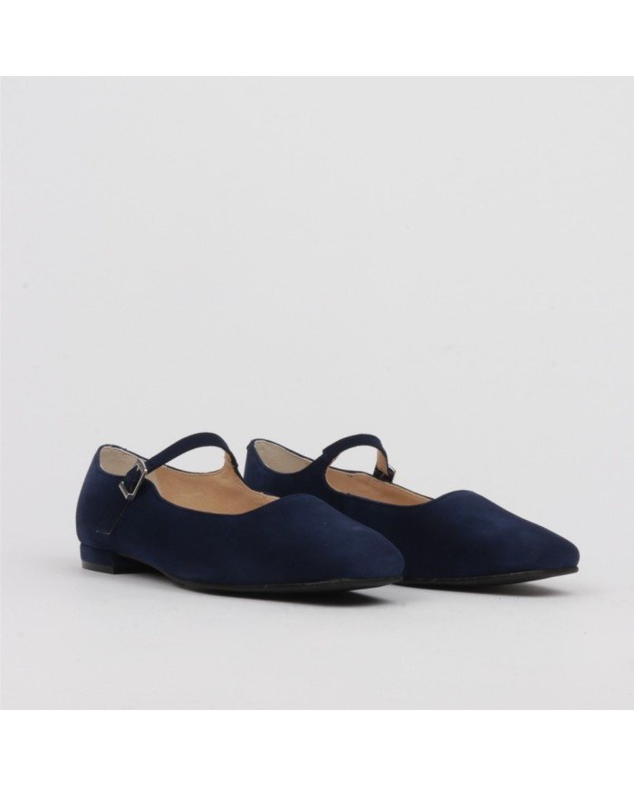 Zamszowe Mary Janes - obrazek 6