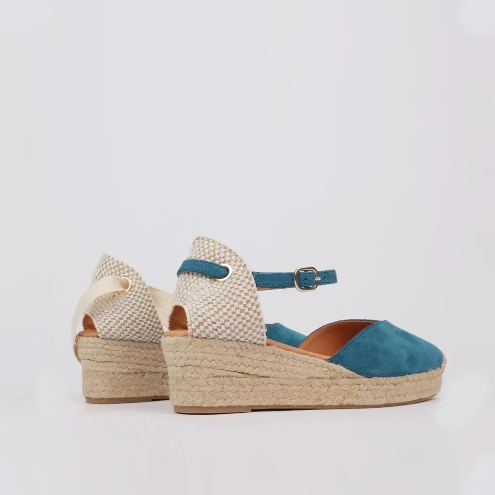 Niskie espadryle na koturnie - obrazek 6